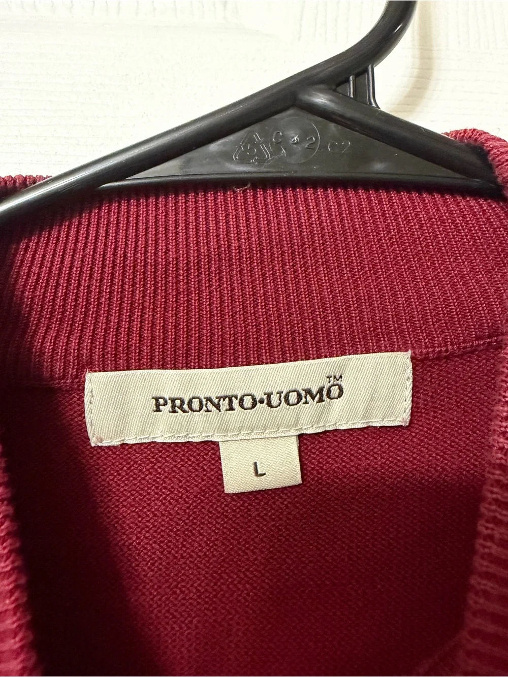 Pronto Uomo Wine Red Turtleneck Sweater